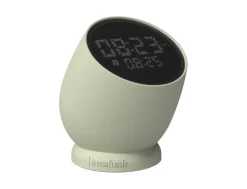 Kreafunk Bell Alarm Clock with Sound – Dusty Olive