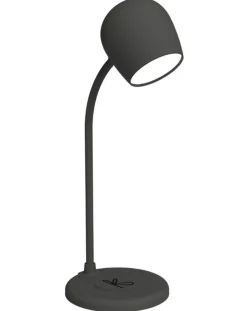 Kreafunk Ellie Lamp with Wireless Charger & Bluetooth Speaker - Black