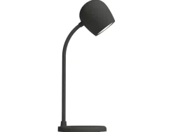 Kreafunk Ellie Lamp with Wireless Charger & Bluetooth Speaker - Black