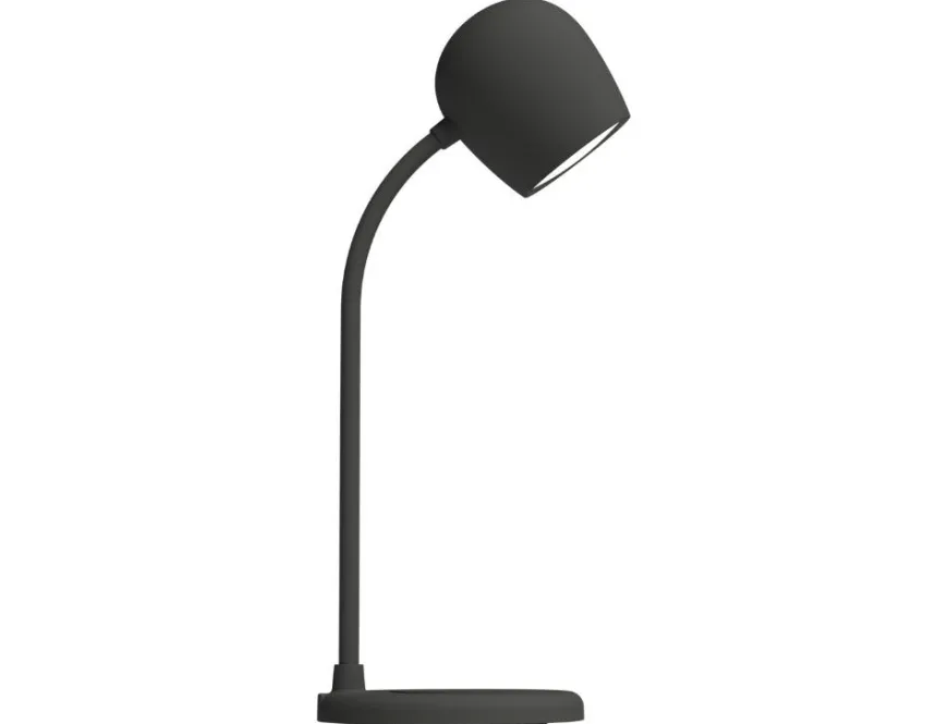 Kreafunk Ellie Lamp with Wireless Charger & Bluetooth Speaker - Black