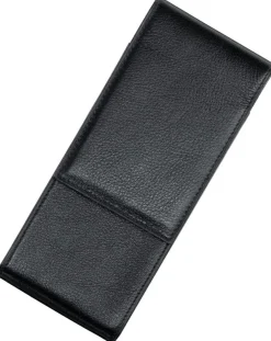 LAMY A203 Grained Leather 3 Pen Case - Black