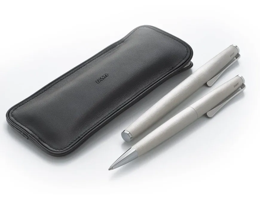 LAMY A401 Leather 2 Pen Slip Case - Black