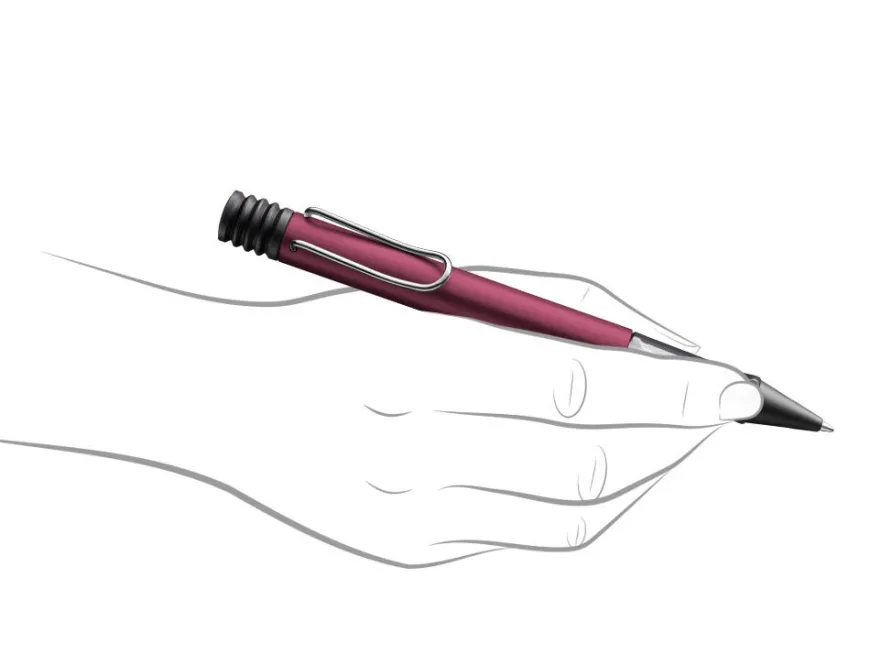 LAMY AL-star Black Purple Ballpoint, Fountain Pen & Ink Cartridges Bundle