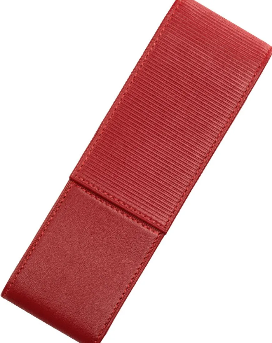 LAMY A315 Nappa Leather 2 Pen Case - Red