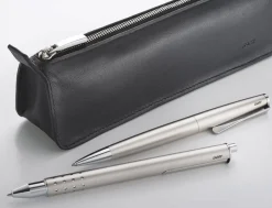LAMY A405 Triangular Leather Pencil Case - Black