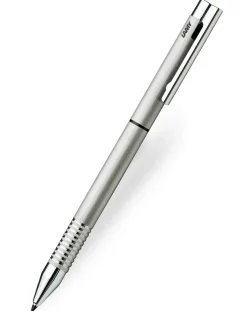 LAMY logo Brushed Steel Multifunction Pen