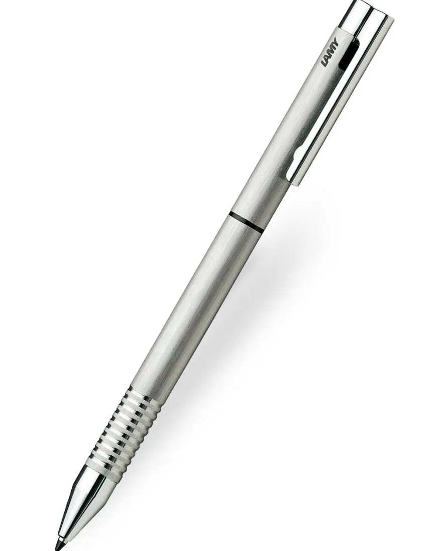 LAMY logo Brushed Steel Multifunction Pen