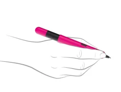 Lamy pico Neon Pink Ballpoint Pen & Leather Pen Case Gift Set