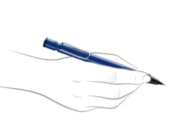 LAMY safari Blue Fountain Pen, Mechanical Pencil & Refills Bundle