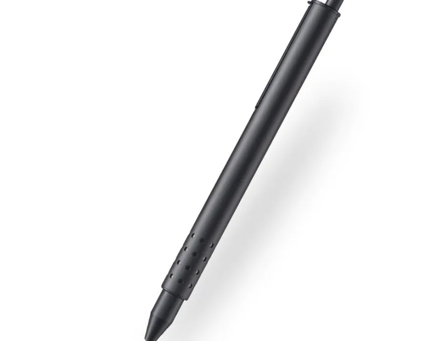 LAMY swift Black Rollerball Pen & Leather Pen Case Gift Set