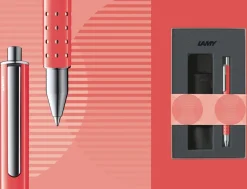 LAMY swift 2026 Special Edition Sunset Rollerball Pen & Leather Pen Pouch Gift Set