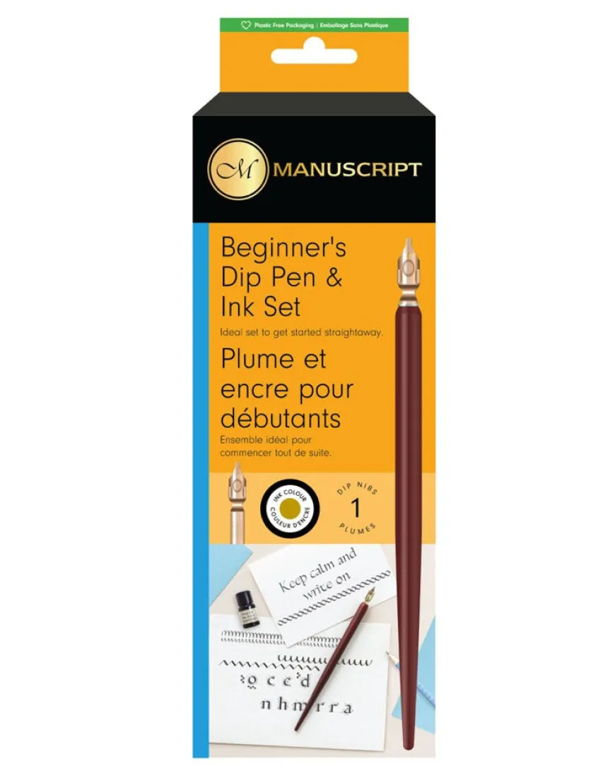 Manuscript Beginner’s Dip Pen & Ink Set