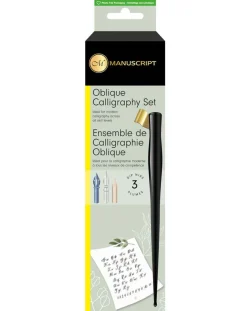 Manuscript Oblique Calligraphy Dip Pen Set