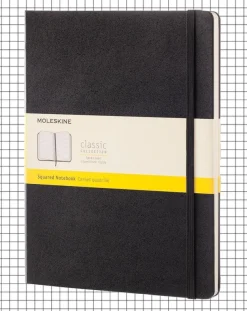 Moleskine Hard Cover Extra Large Notebook - Squared