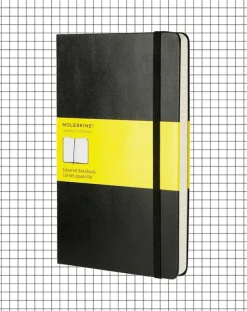 Moleskine Hard Cover Large Notebook - Squared