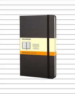 Moleskine Hard Cover Medium Notebook - Lined