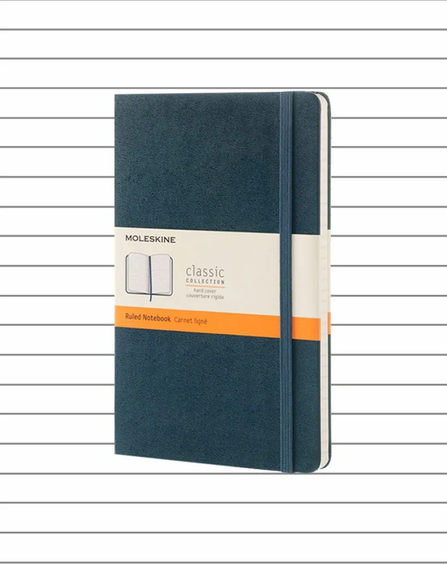 Moleskine Hard Cover Medium Notebook - Lined