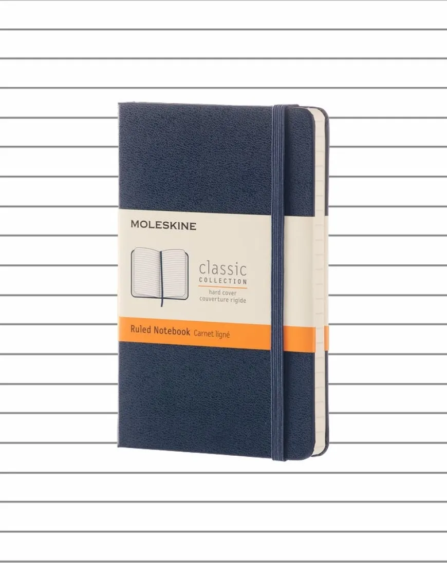 Moleskine Hard Cover Pocket Notebook - Lined