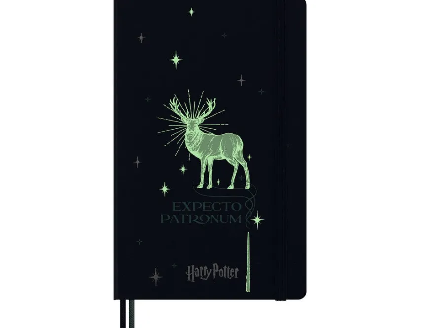 Moleskine Large Limited Edition Harry Potter Notebook - The Expecto Patronum