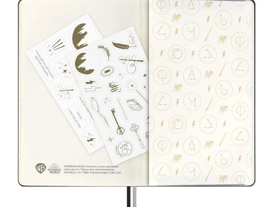 Moleskine Large Limited Edition Harry Potter Lumos Notebook & Rollerball Pen Gift Set
