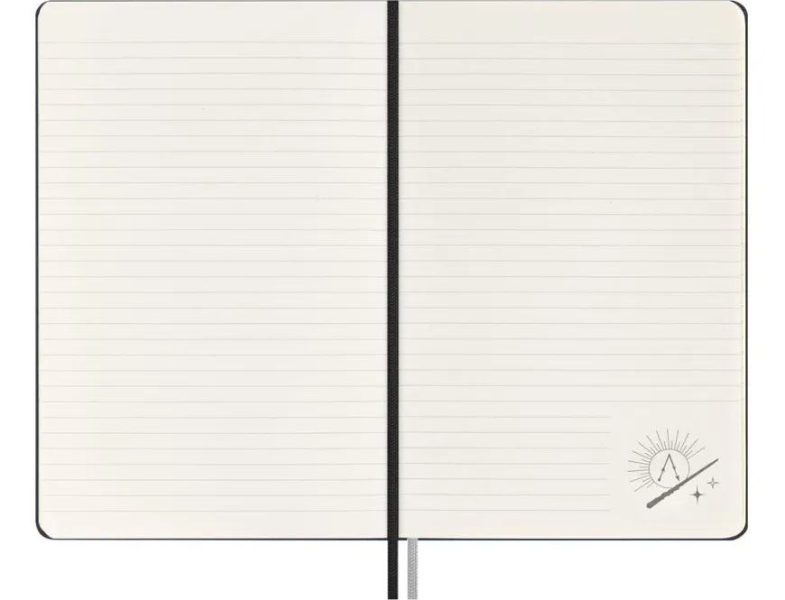 Moleskine Large Limited Edition Harry Potter Lumos Notebook & Rollerball Pen Gift Set