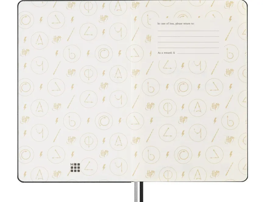 Moleskine Large Limited Edition Harry Potter Lumos Notebook & Rollerball Pen Gift Set