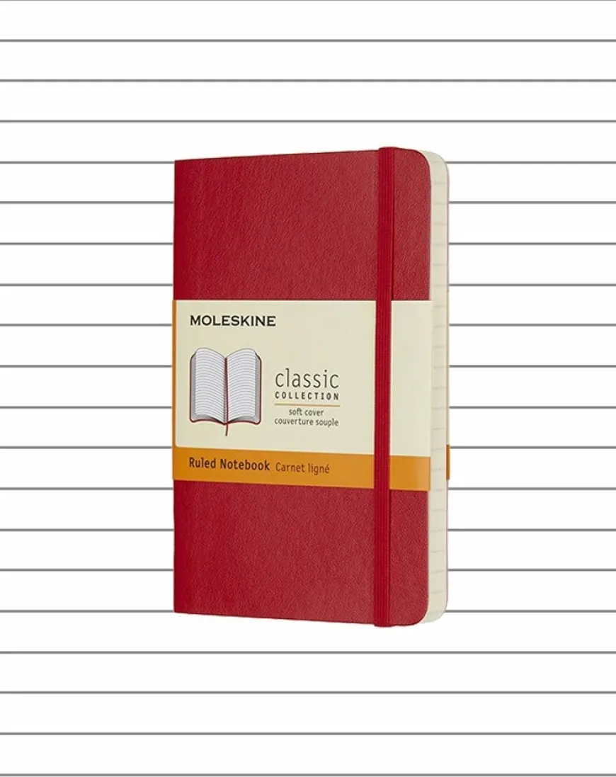 Moleskine Soft Cover Pocket Notebook - Lined