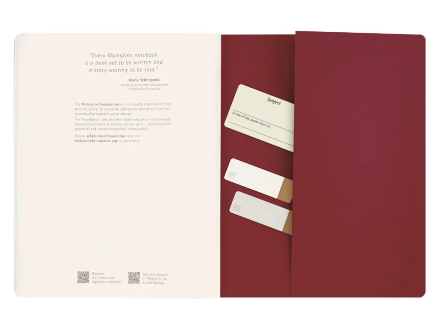 Moleskine Soft Cover XXL Student Cahier - Plain