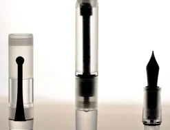 Opus 88 Demonstrator Eye Dropper Clear Fountain Pen