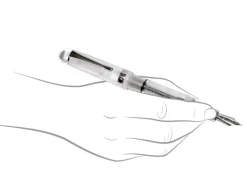 Opus 88 Jazz Eye Dropper Clear Fountain Pen