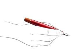 Opus 88 Koloro Eye Dropper Red Fountain Pen