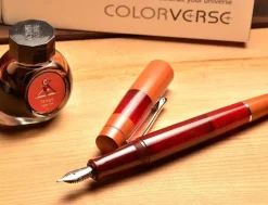 Opus 88 Koloro Eye Dropper Red Fountain Pen