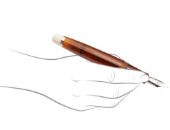 Opus 88 Omar Eye Dropper Brown Fountain Pen