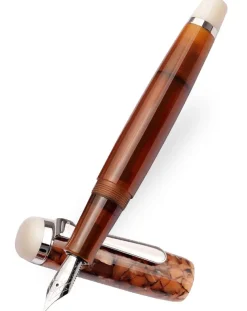Opus 88 Omar Eye Dropper Brown Fountain Pen