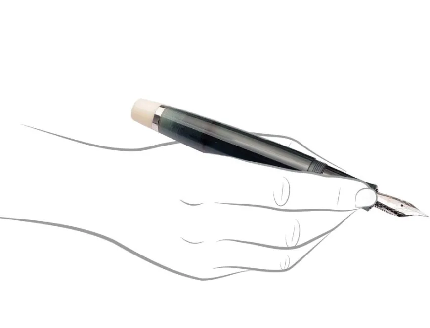 Opus 88 Omar Eye Dropper Green Fountain Pen
