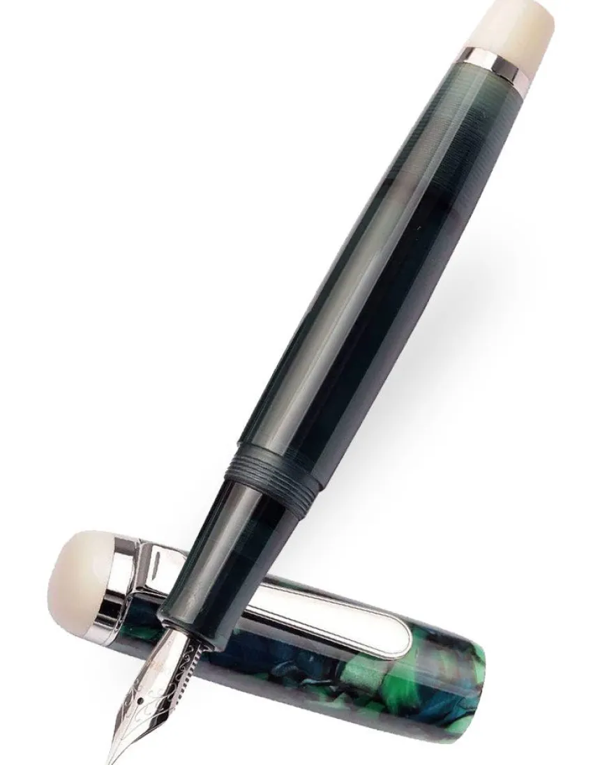 Opus 88 Omar Eye Dropper Green Fountain Pen