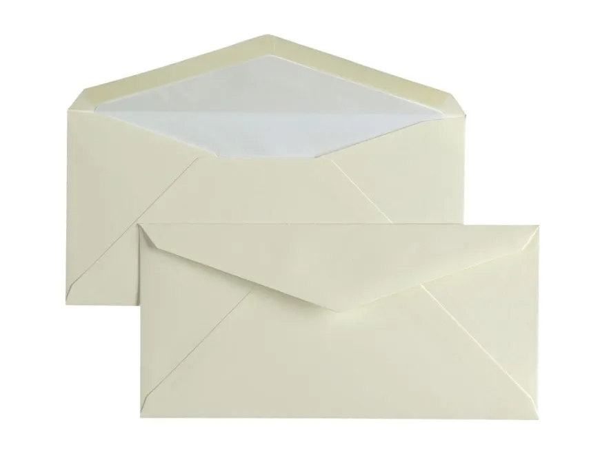 Original Crown Mill Cotton Paper DL Lined Envelopes