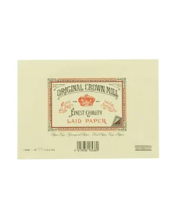 Original Crown Mill Laid Paper C6 Lined Envelopes - Cream