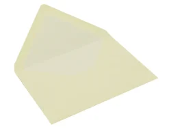 Original Crown Mill Laid Paper C6 Lined Envelopes - Cream