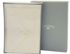 Original Crown Mill Laid Paper A5 Writing Set - White
