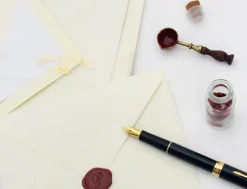 Original Crown Mill Luxury Laid Paper A5 Writing Set - White