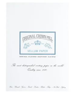 Original Crown Mill Vellum Paper A4 Writing Pad - White