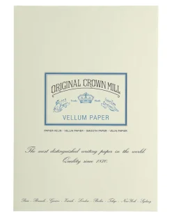 Original Crown Mill Vellum Paper A4 Writing Pad - Cream