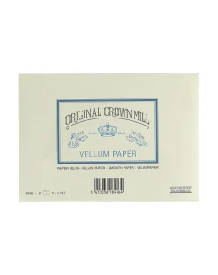 Original Crown Mill Vellum Paper C6 Lined Envelopes - Cream