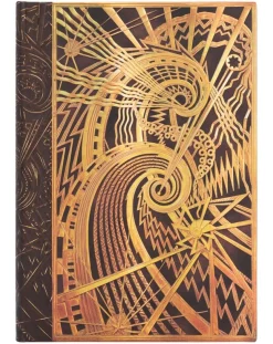 Paperblanks The Chanin Spiral New York Deco Midi Hardcover Journal