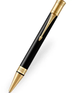 Parker Duofold Black & Gold Trim Ballpoint Pen
