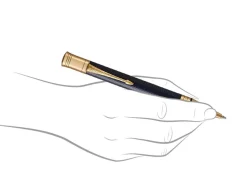 Parker Duofold Prestige Blue Chevron Ballpoint Pen