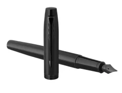 Parker IM Achromatic Matt Black Fountain & Rollerball Gift Set