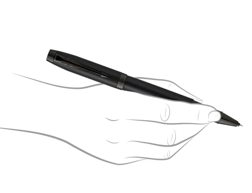 Parker IM Achromatic Matt Black Rollerball Pen