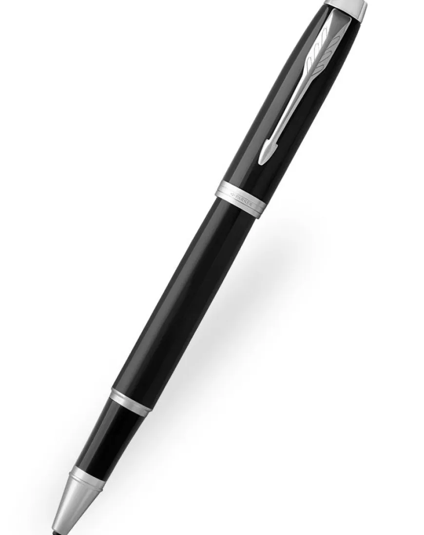 Parker IM Black Chrome Trim Rollerball Pen